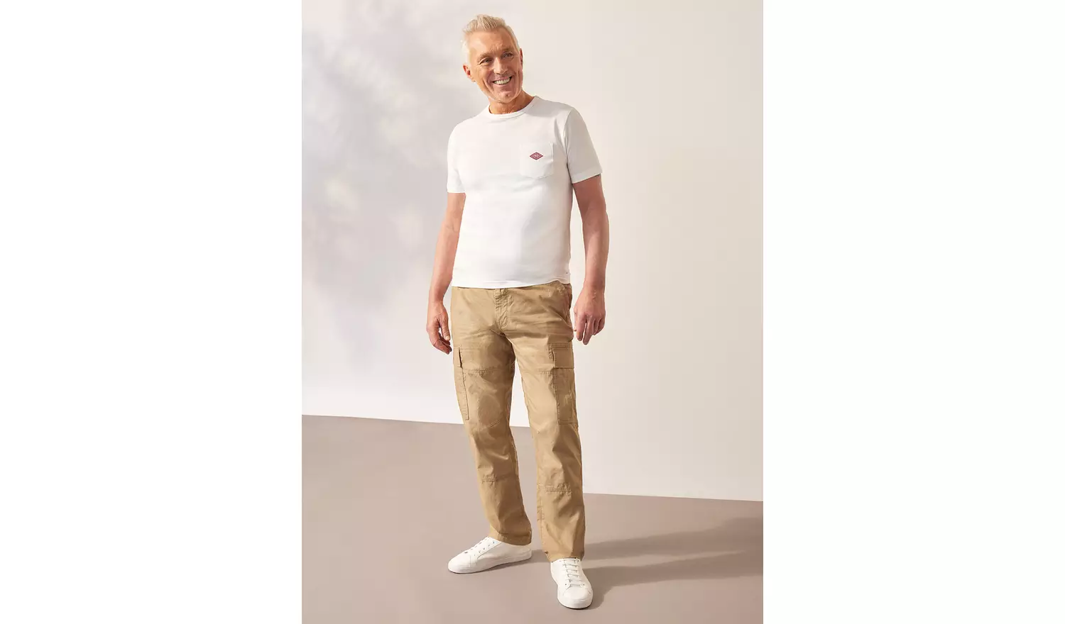 UNION WORKS Stone Straight Leg Cargo Trousers 42R