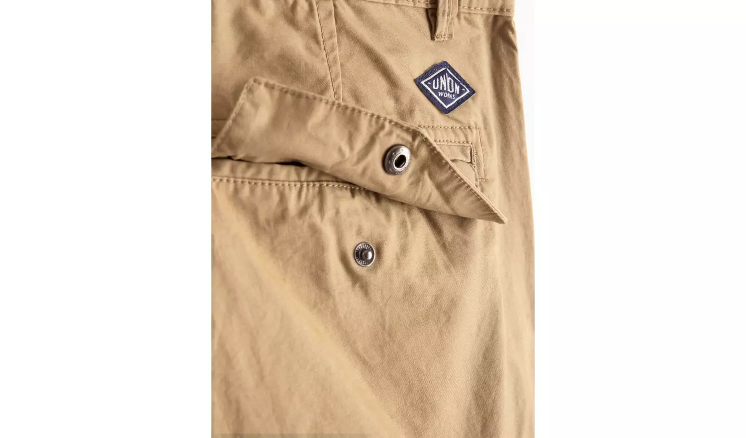 UNION WORKS Stone Straight Leg Cargo Trousers 44R