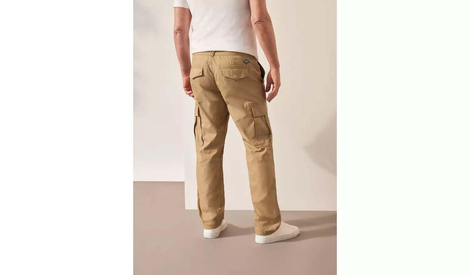 UNION WORKS Stone Straight Leg Cargo Trousers 42R