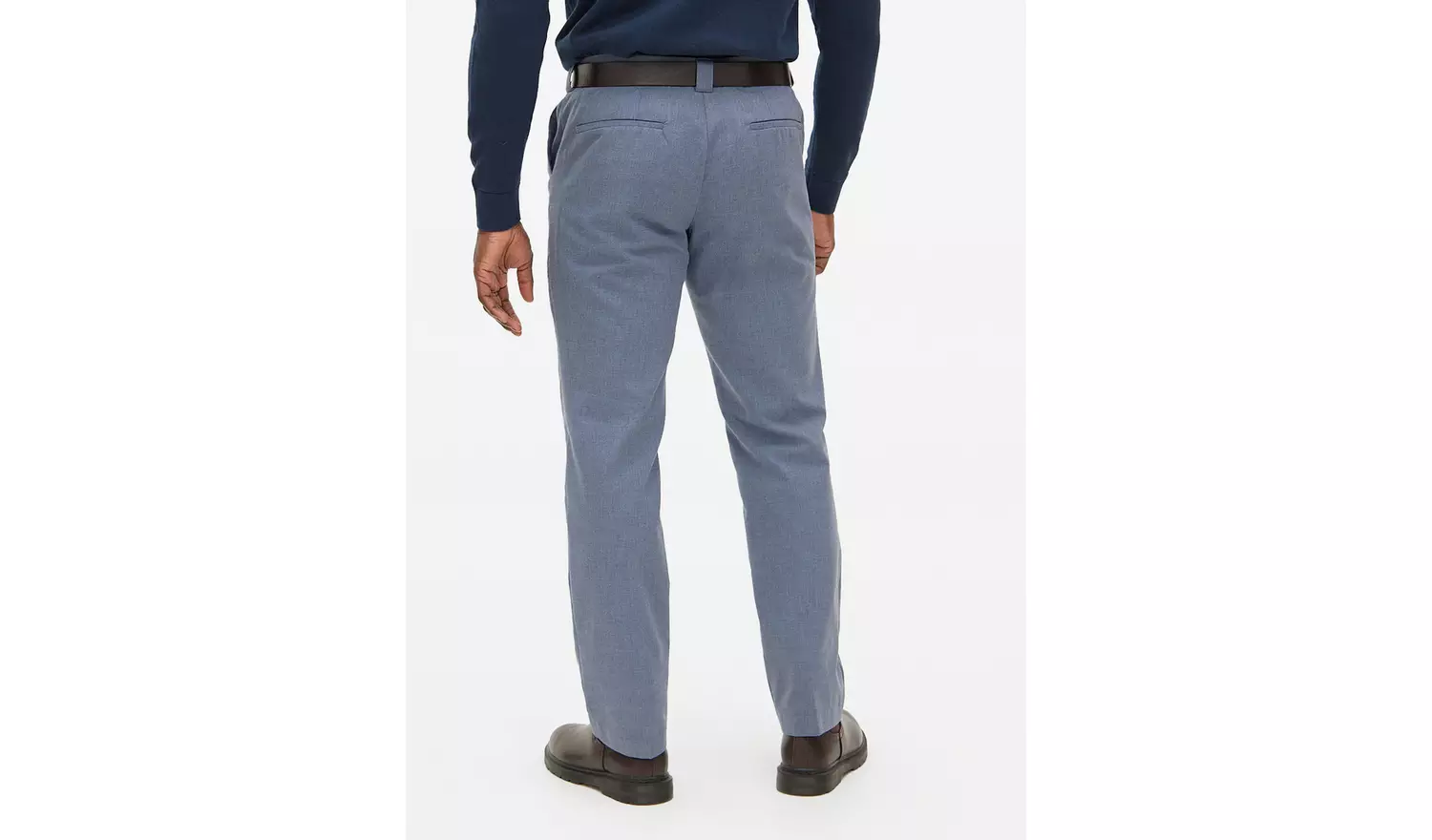 Blue Straight-Leg Chinos 32R