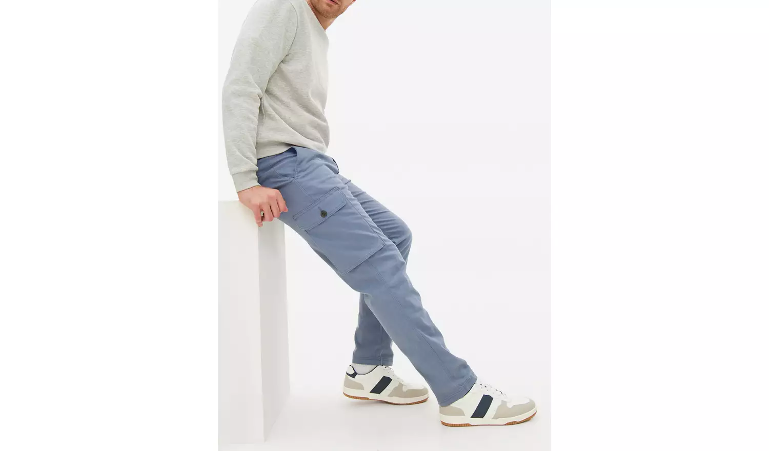 Blue Cargo Trousers 44R