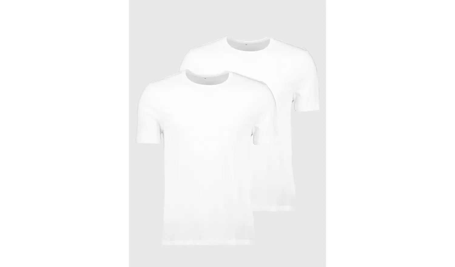 White T-Shirt Vests 2 Pack S