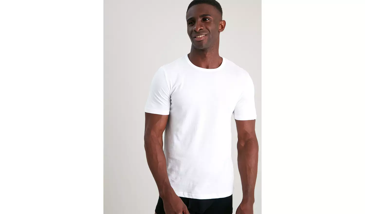 White T-Shirt Vests 2 Pack M