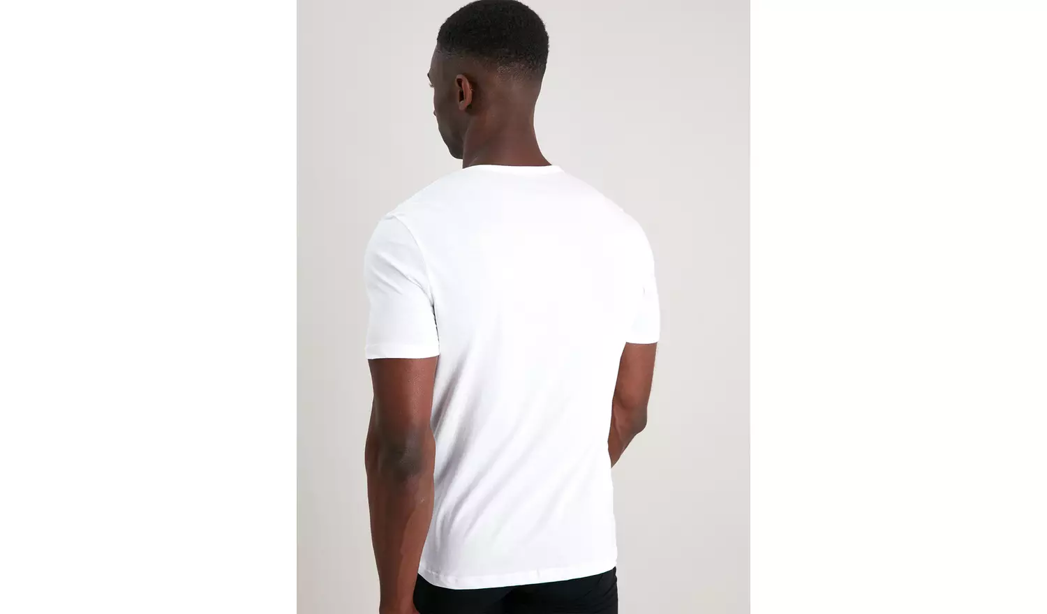 White T-Shirt Vests 2 Pack M