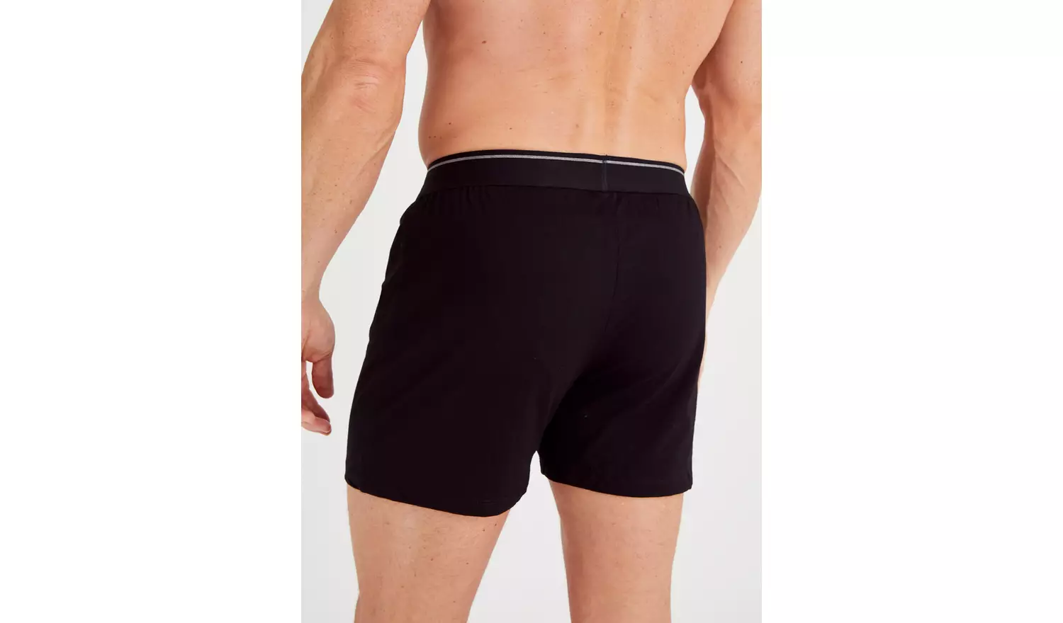 Black Jersey Boxers 3 Pack L