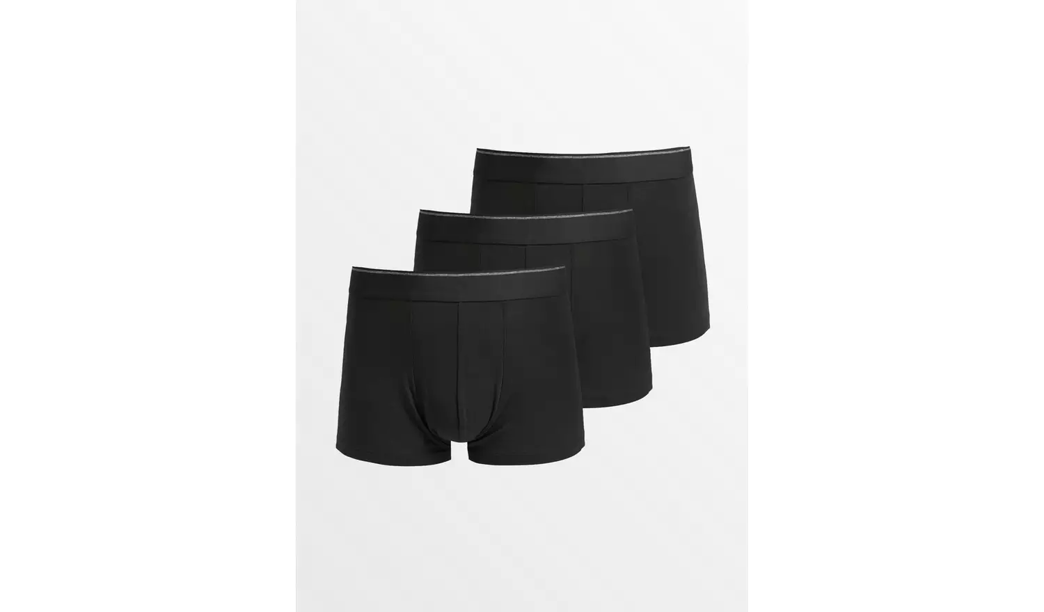 Black Hipsters 3 Pack XS