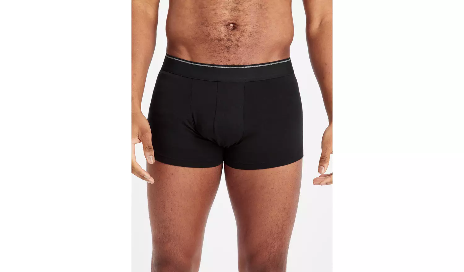 Black Hipsters 3 Pack XL