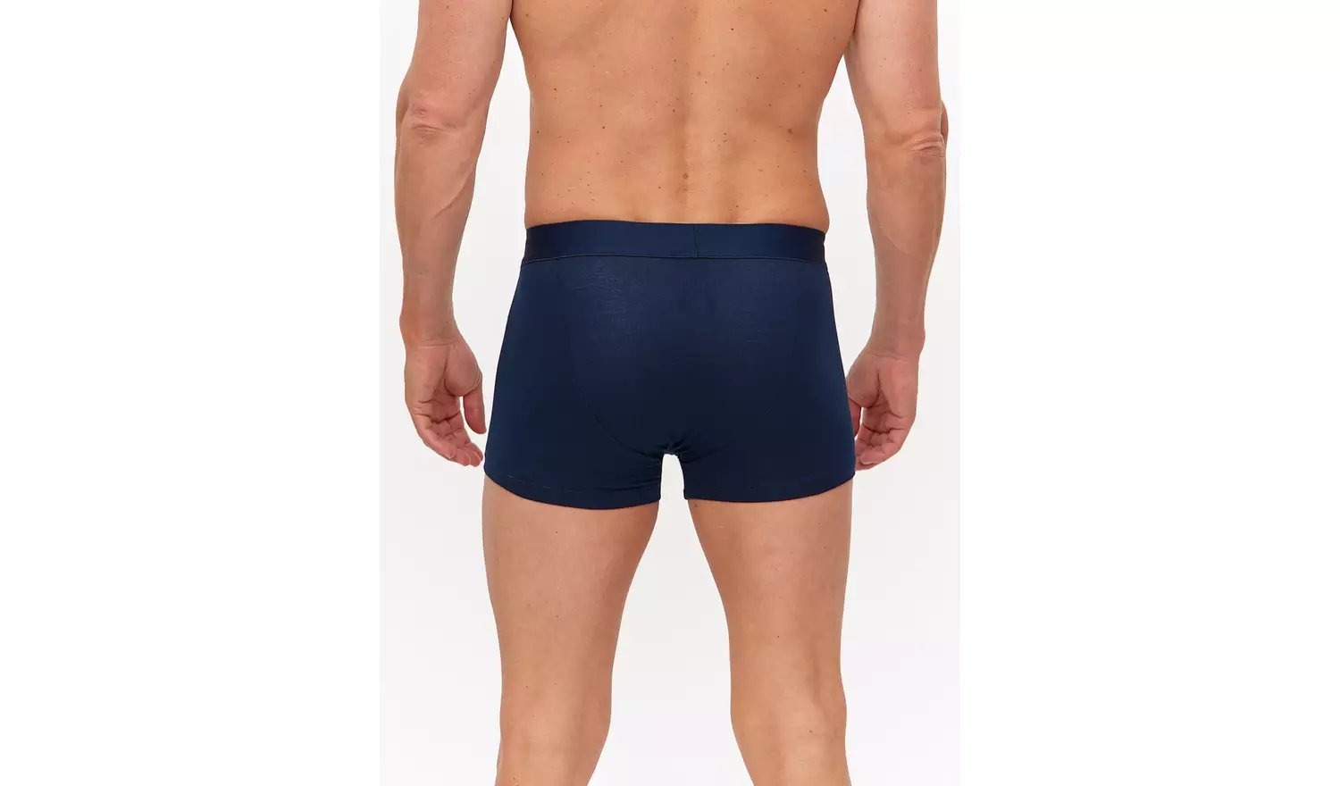 Plain Navy Hipsters 5 Pack XXXXL