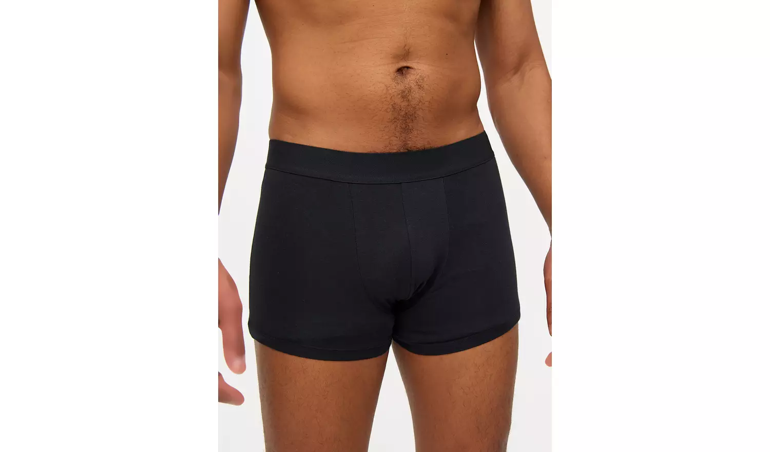 Black Hipsters 5 Pack M