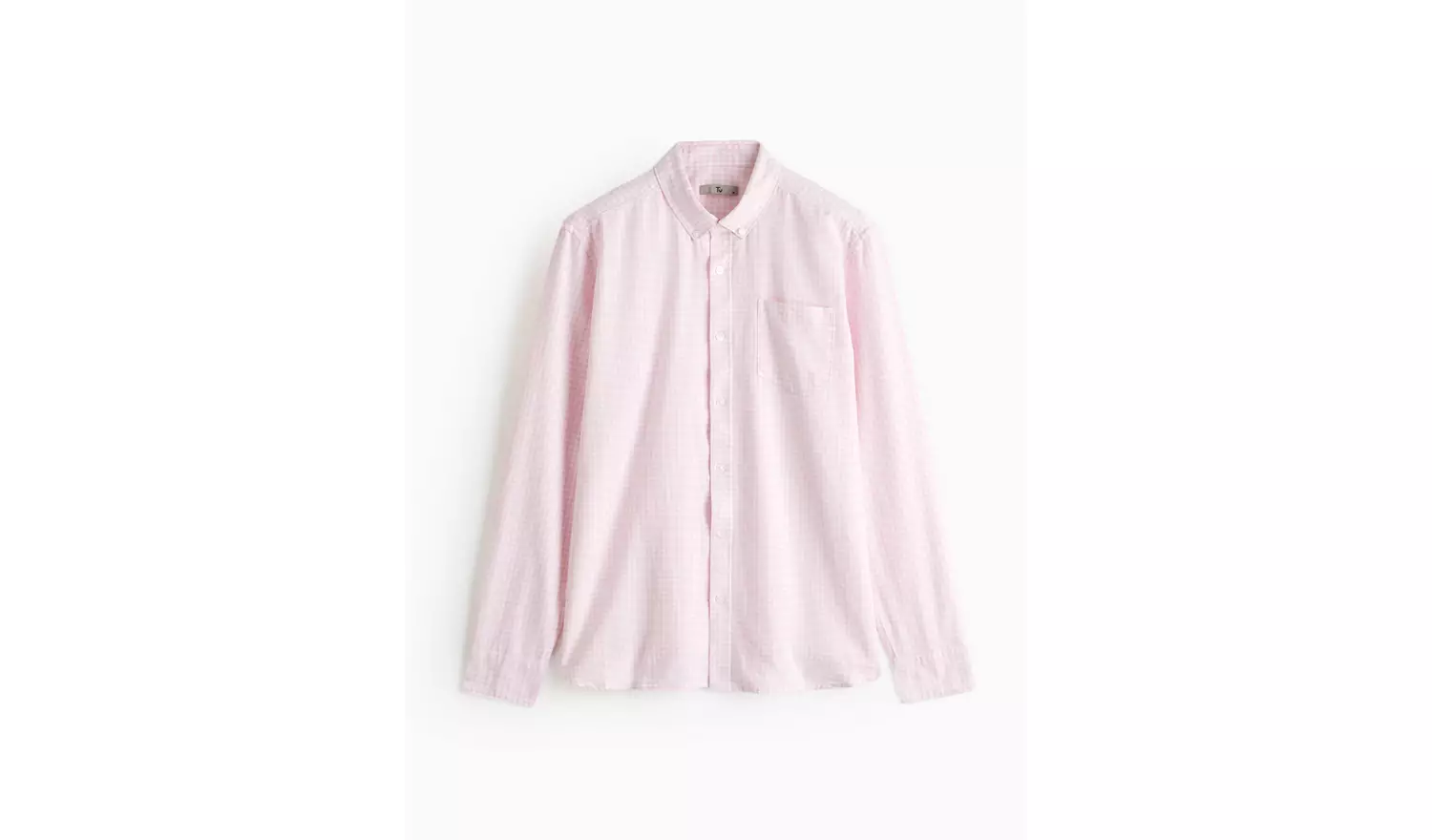 Pink Gingham Oxford Shirt S