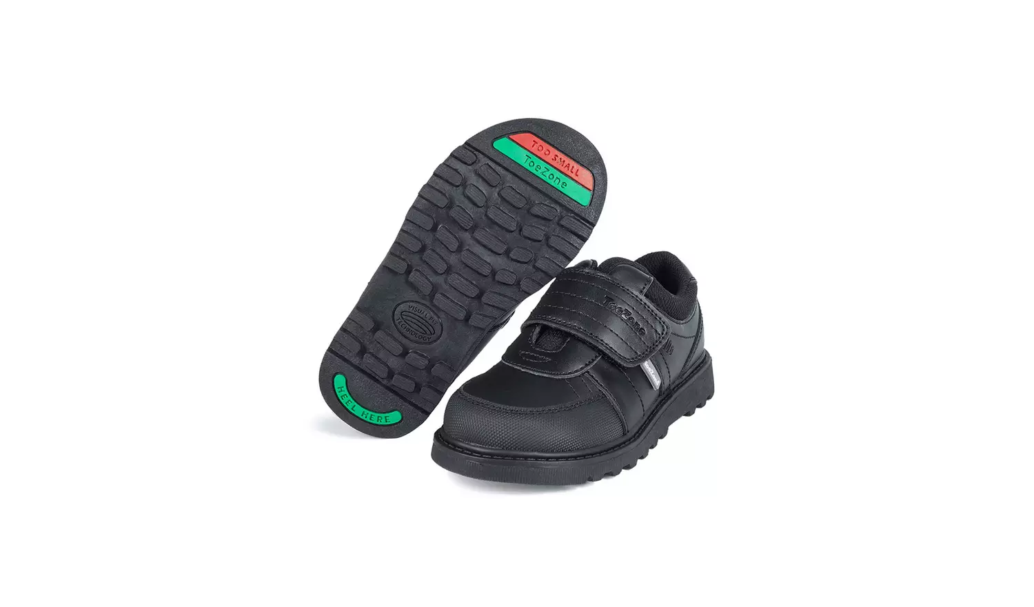 ToeZone Black Wallaby Shoes 11 Infant