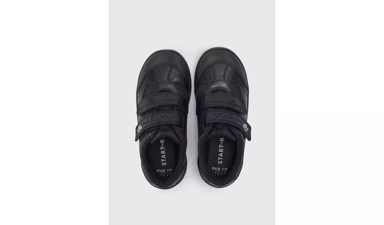 START-RITE Rocket Black Leather Tough School Shoes 10.5 Infant