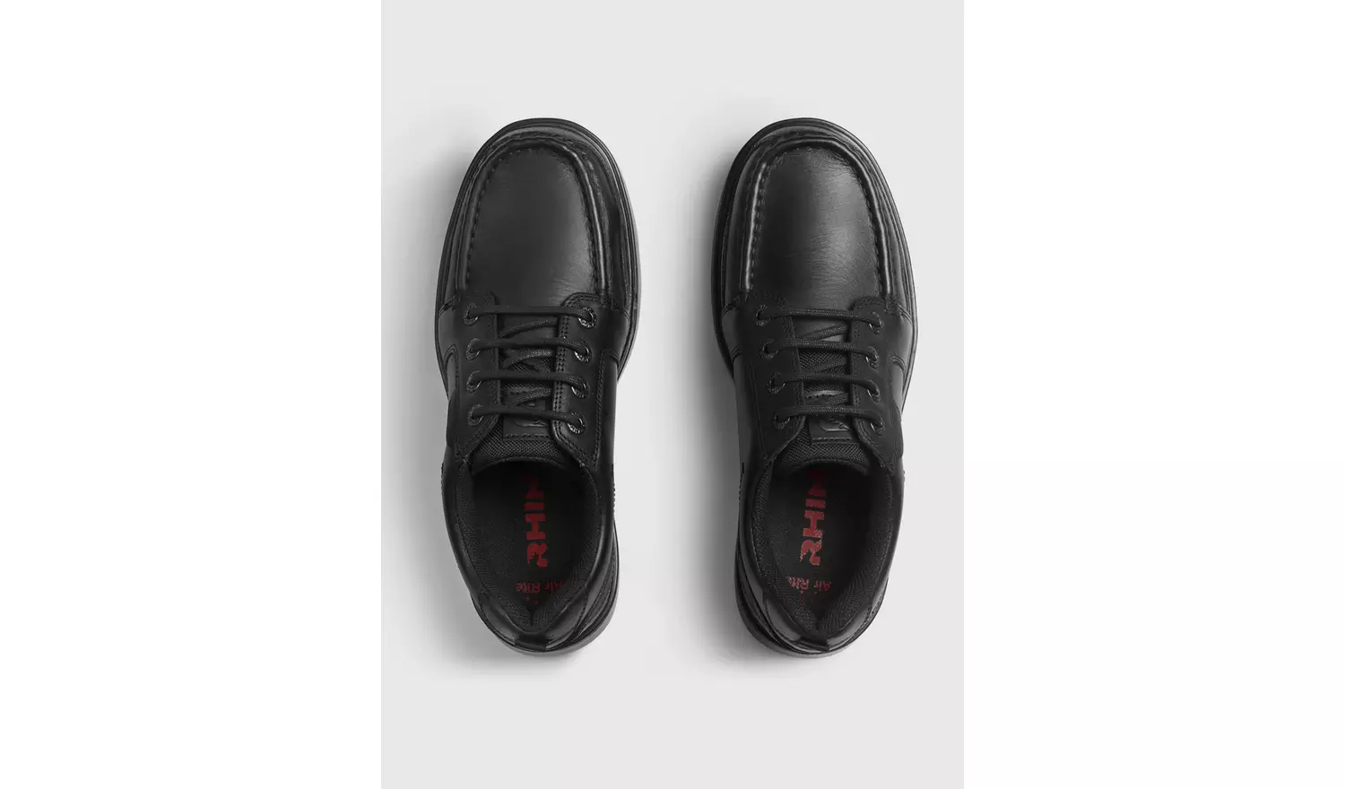 START-RITE Cadet Black Leather Lace Up School Shoes 5