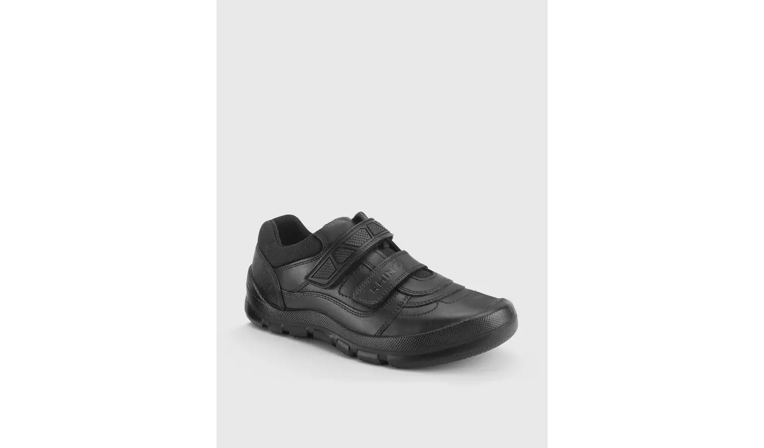 START-RITE Rhino Warrior Black Leather Rip Tape School Shoes 13.5 Infant