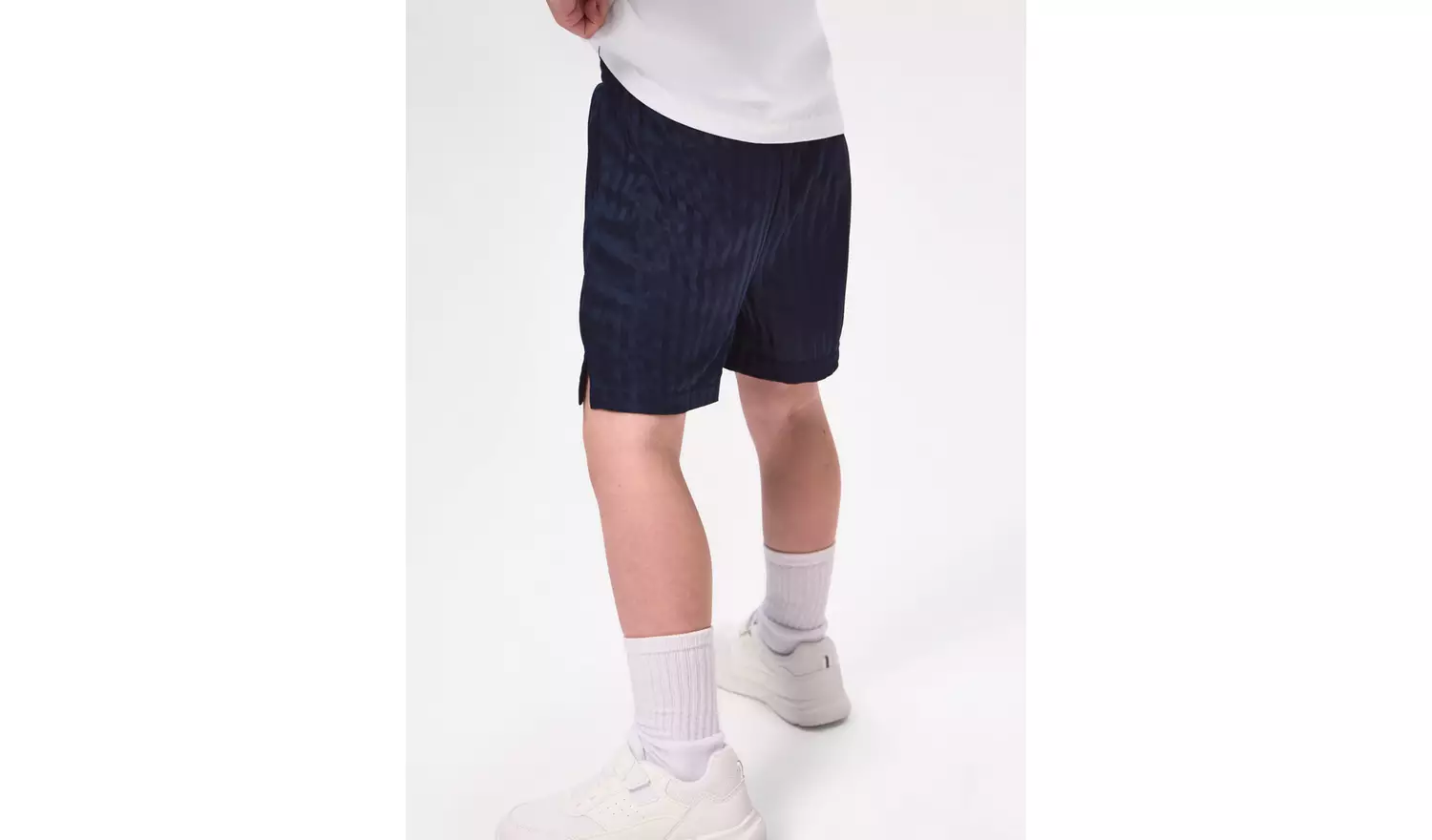 2 Pack Navy Football Shorts 12 years