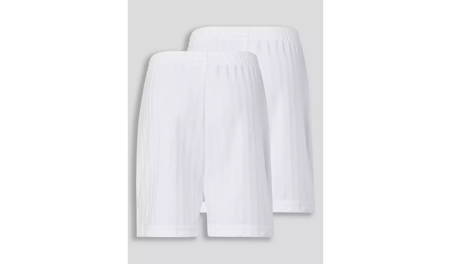 2 Pack White Football Shorts 10 years