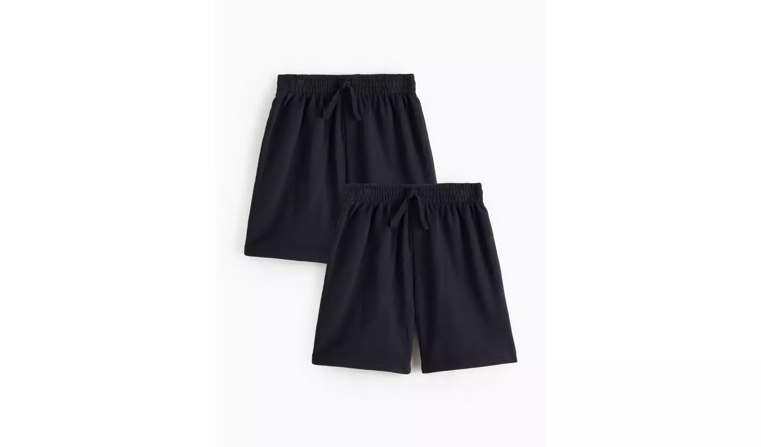 2 Pack Navy Sweat Shorts 9 years