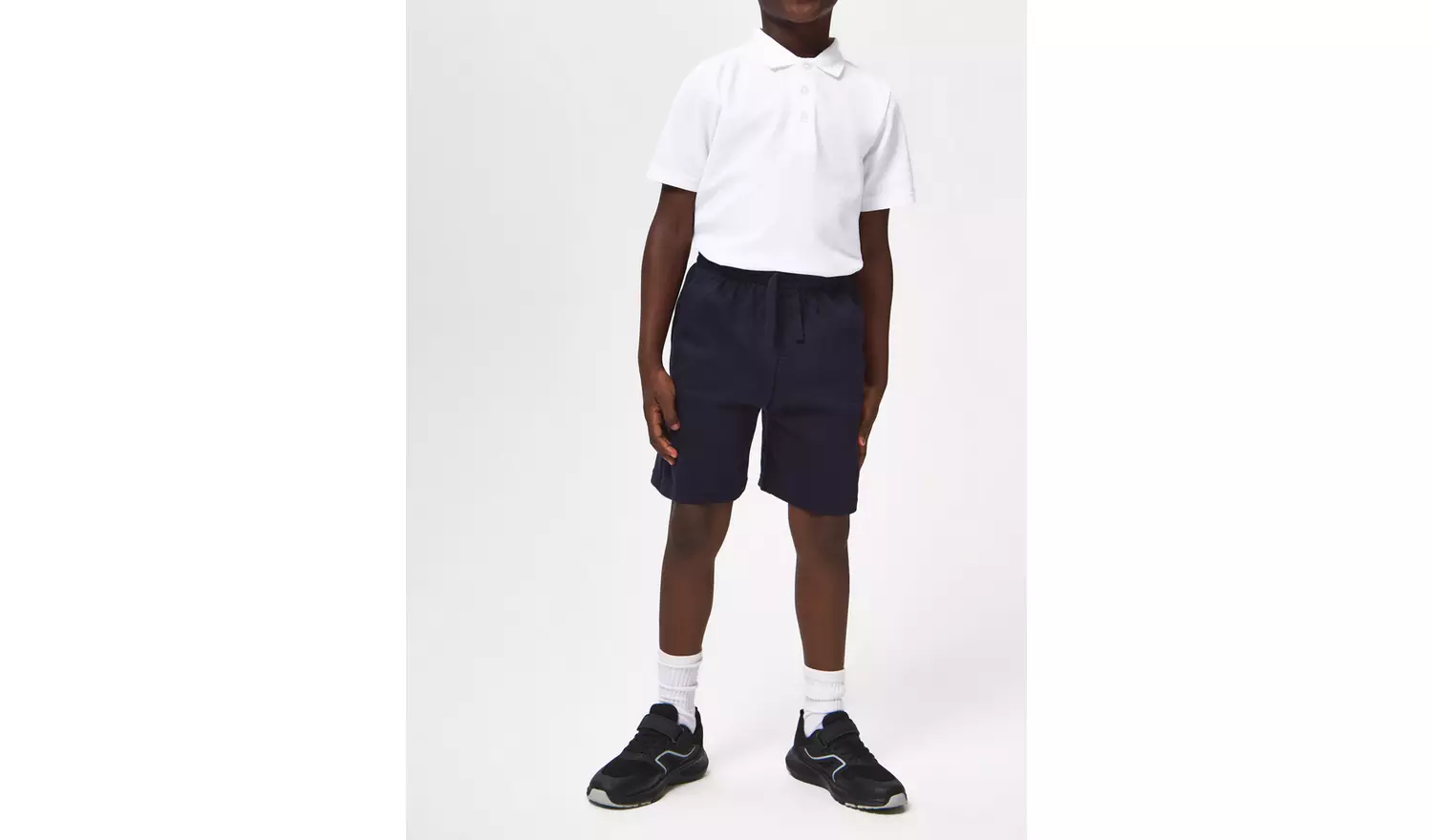 2 Pack Navy Sweat Shorts 10 years