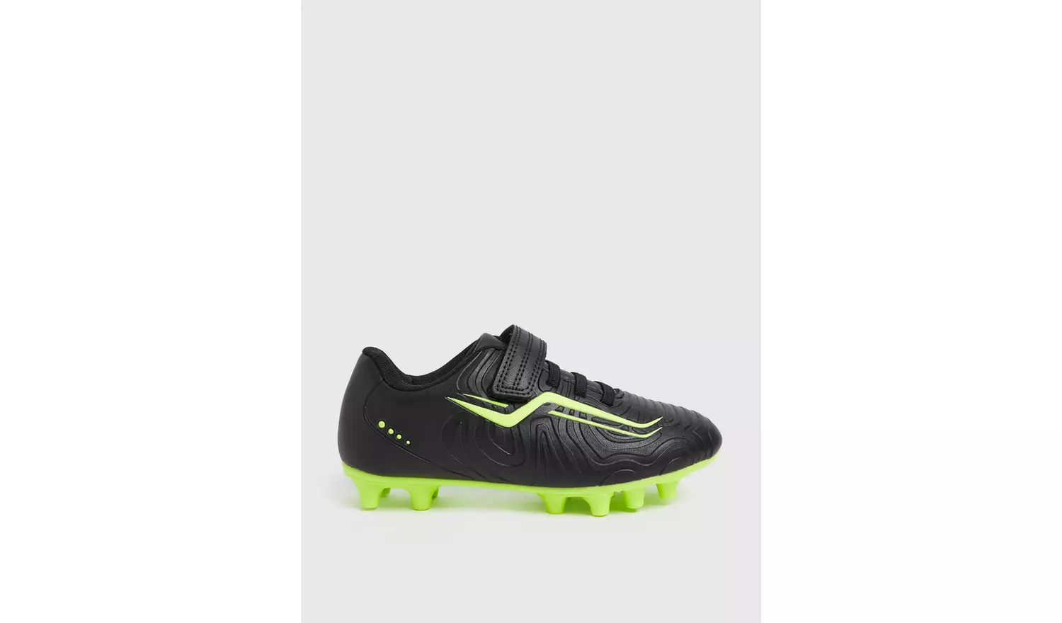 Black Contrast Neon Studded Football Boots 1