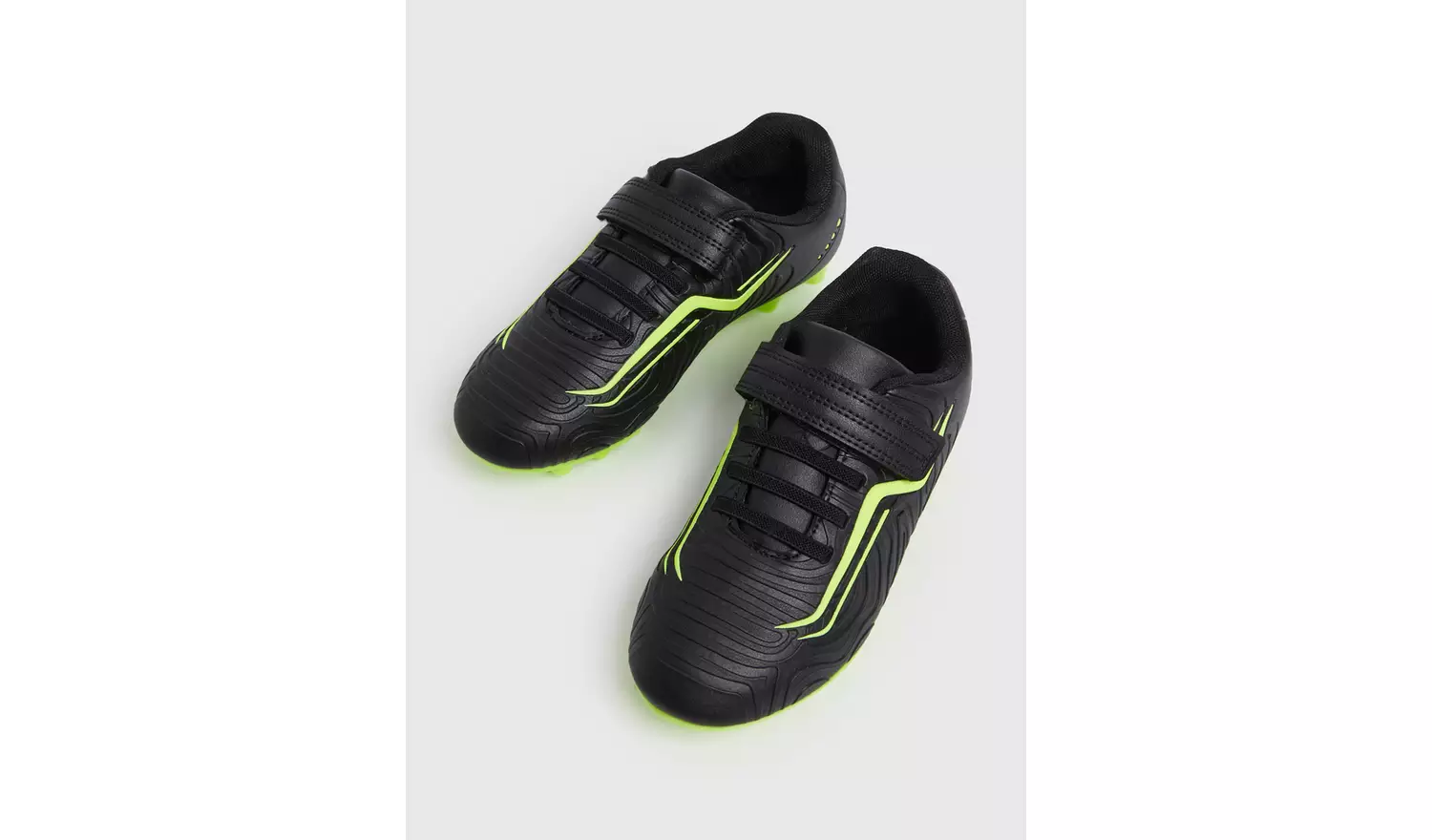 Black Contrast Neon Studded Football Boots 1