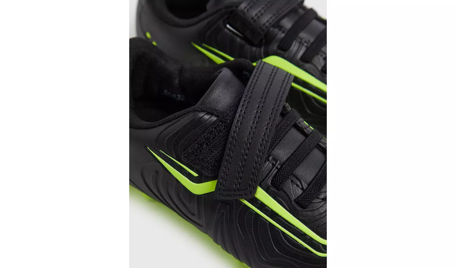 Black Contrast Neon Studded Football Boots 13 Infant