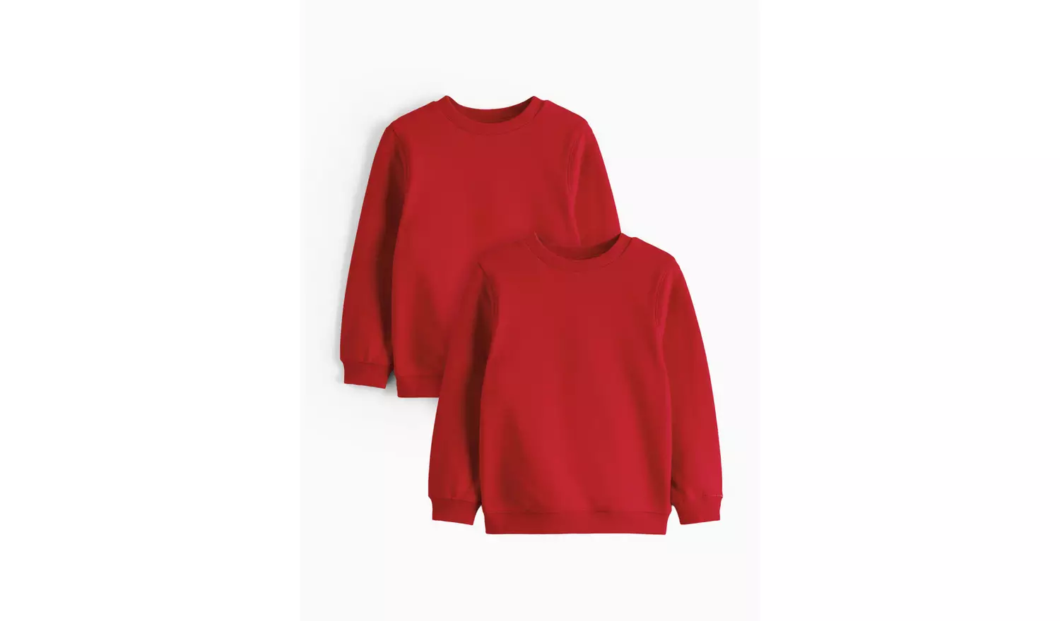 2 Pack Red Crew Neck Sweatshirts 9 years