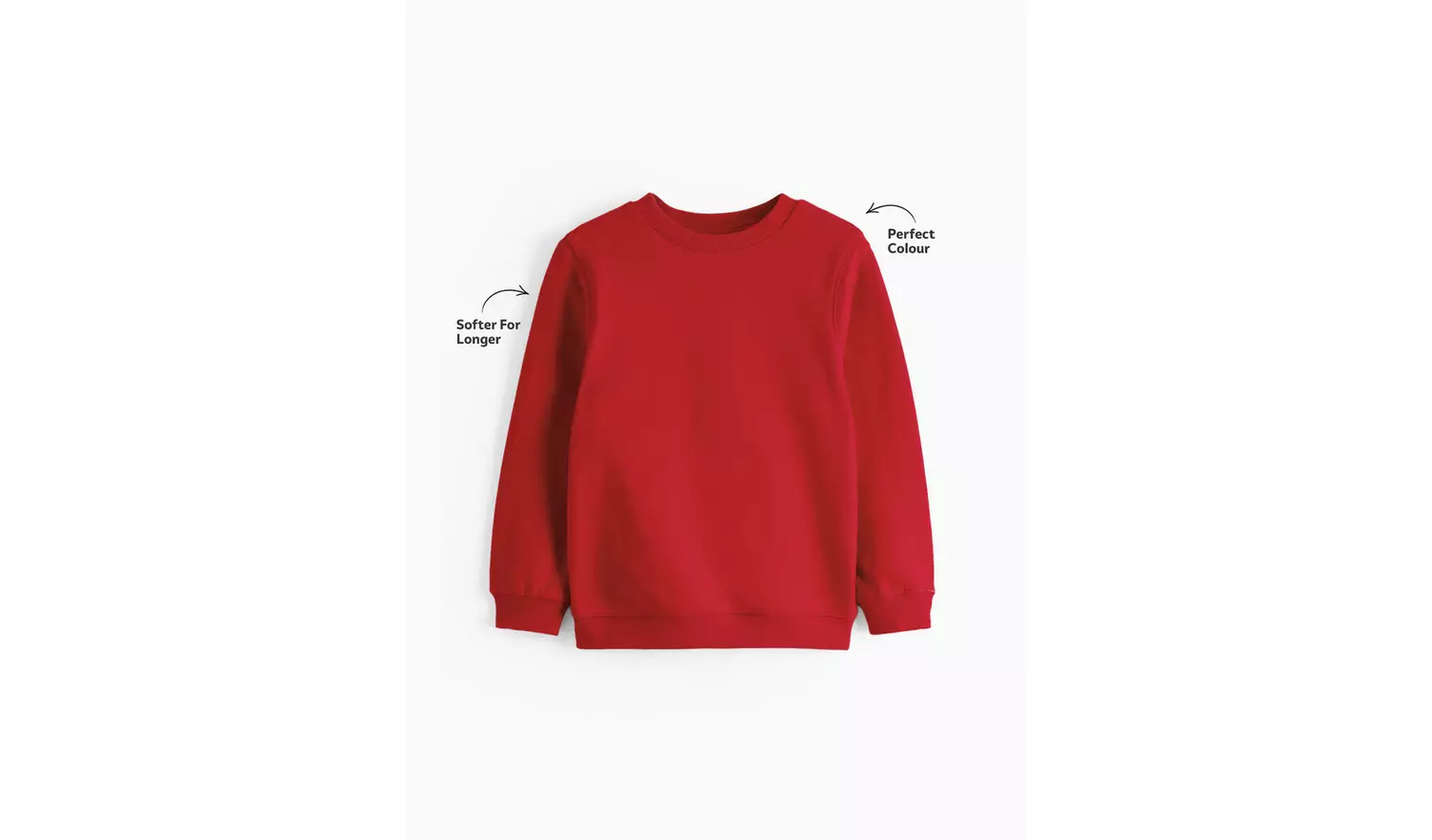 2 Pack Red Crew Neck Sweatshirts 9 years