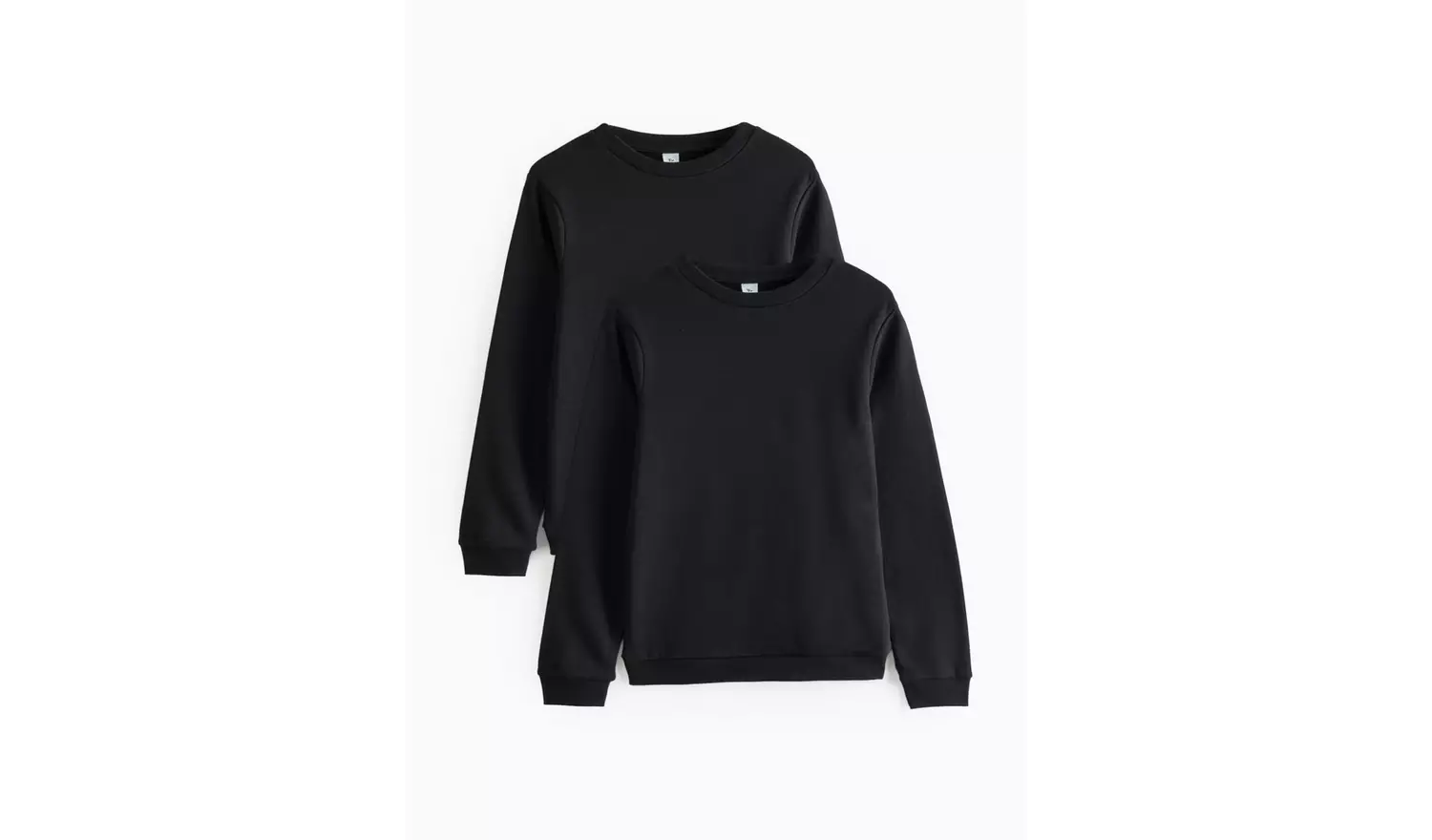 2 Pack Black Crew Neck Sweatshirts 16 years