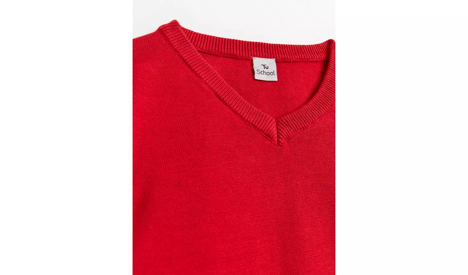 2 Pack Unisex Red V-Neck Jumpers 10 years