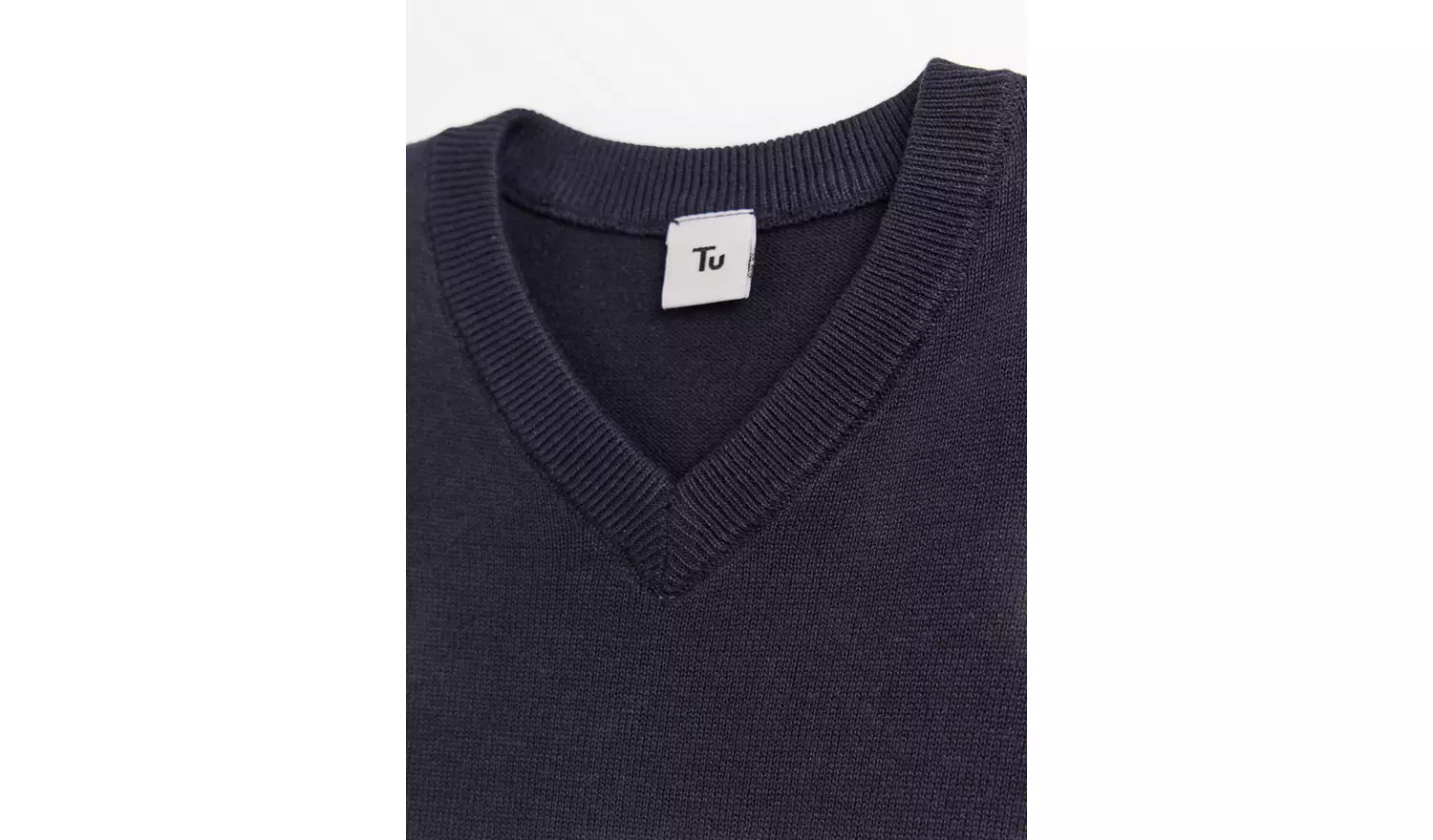 2 Pack Unisex Navy V Neck Jumpers 5 years