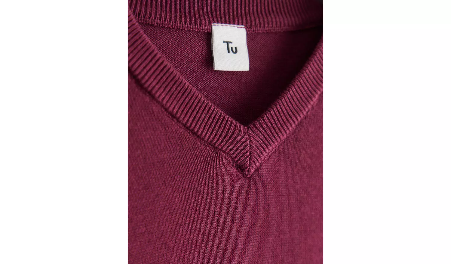 2 Pack Unisex Dark Red V Neck Jumpers 12 years