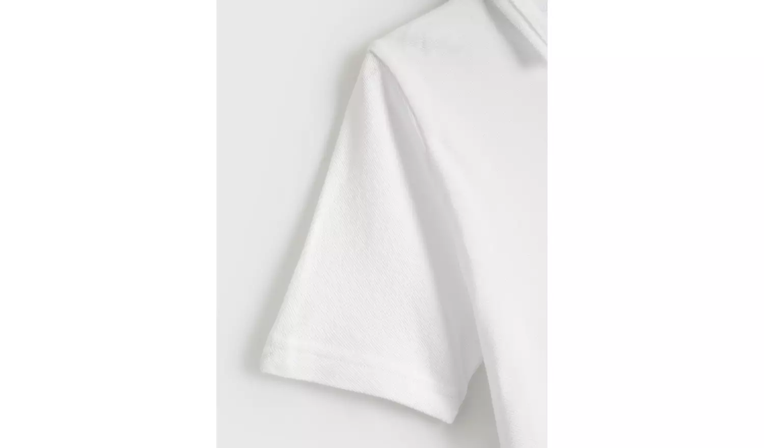 2 Pack Unisex White Slim Fit Polo Shirts 8 years