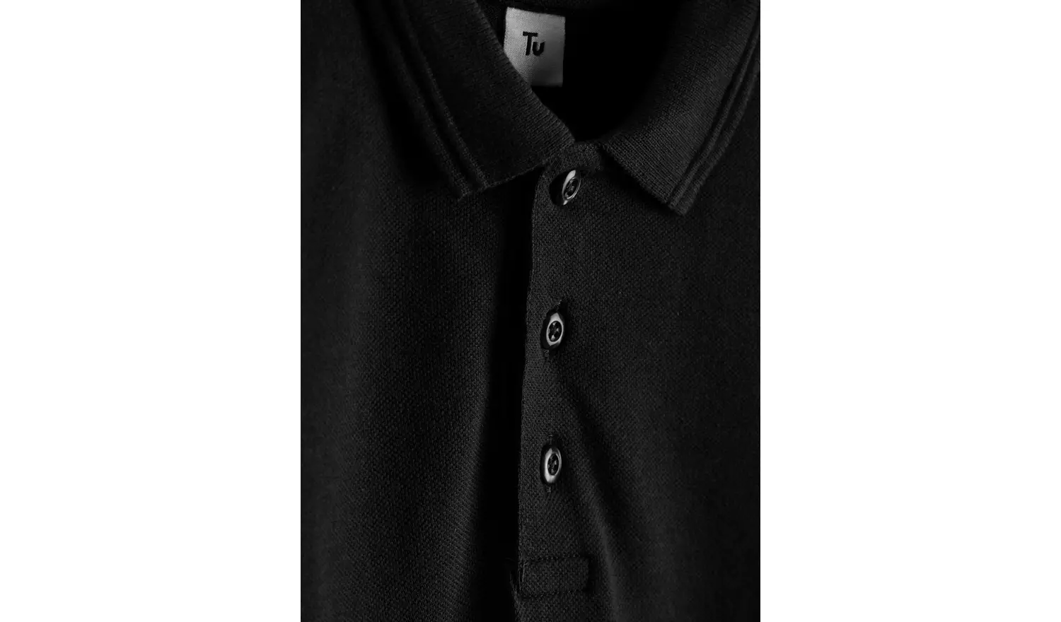 5 Pack Black Unisex Polo Shirts 5 years