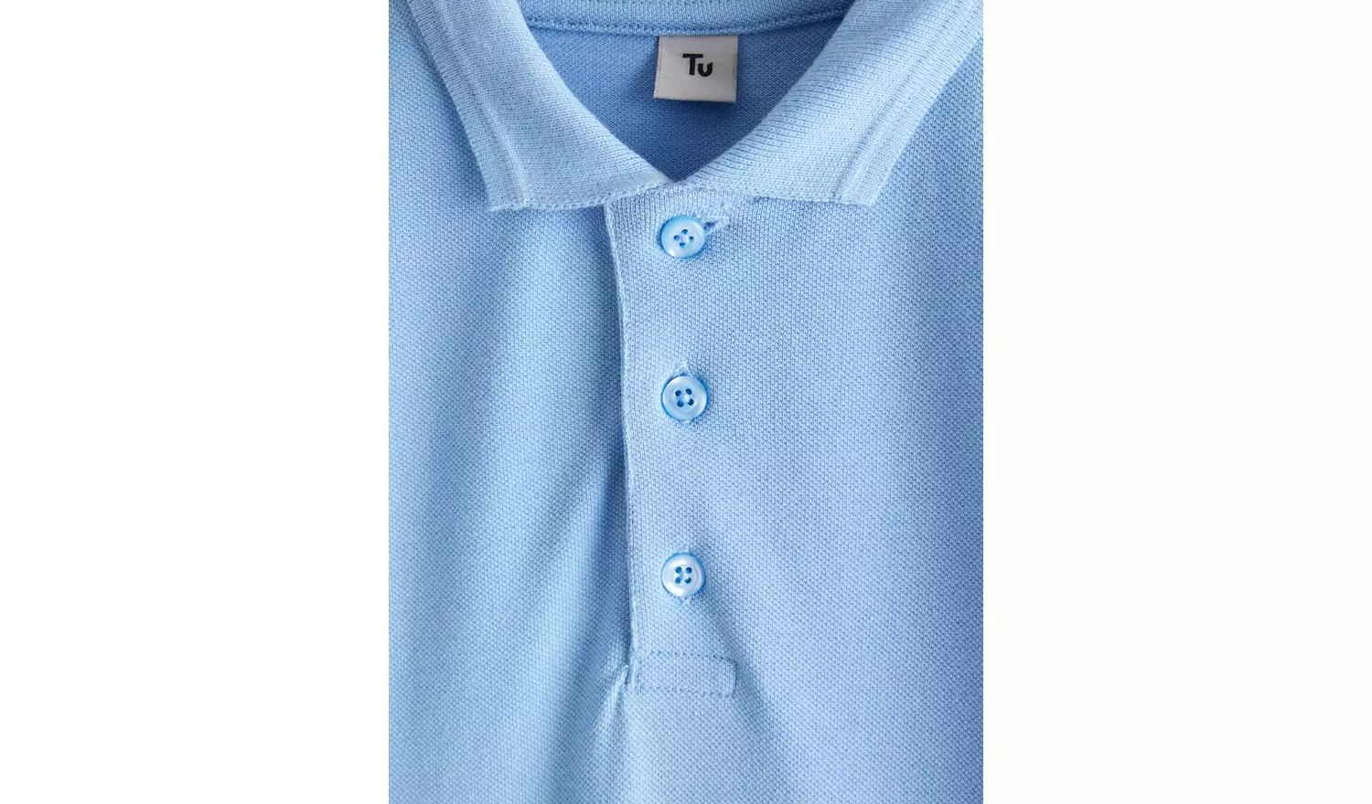 2 Pack Blue Unisex Polo Shirts 10 years