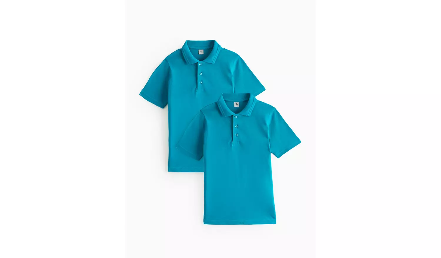 2 Pack Jade Unisex Polo Shirts 12 years