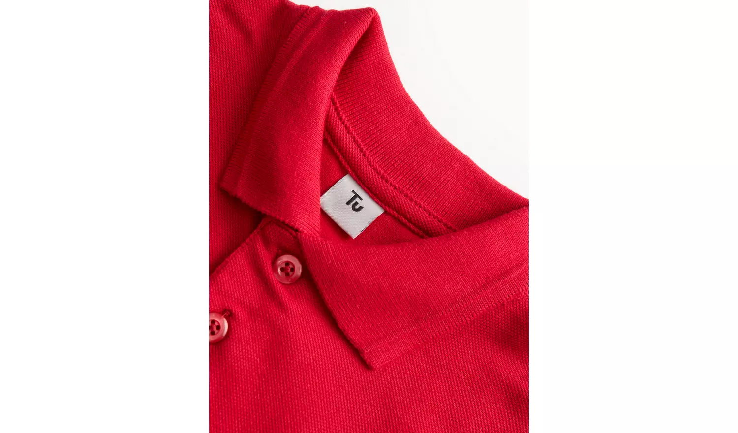 2 Pack Red Unisex Polo Shirts 8 years