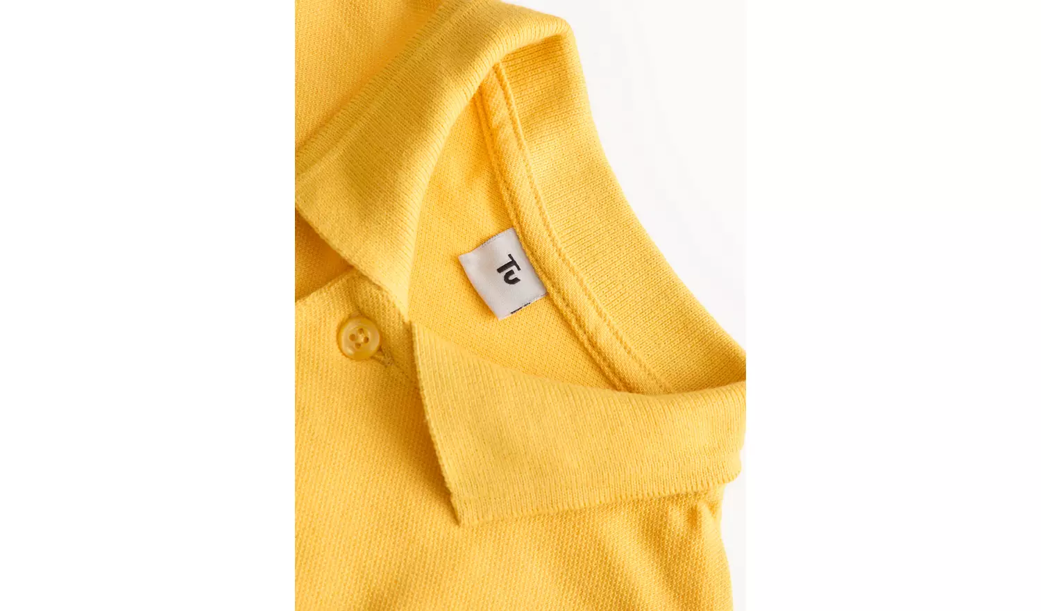 2 Pack Yellow Unisex Polo Shirts 3 years