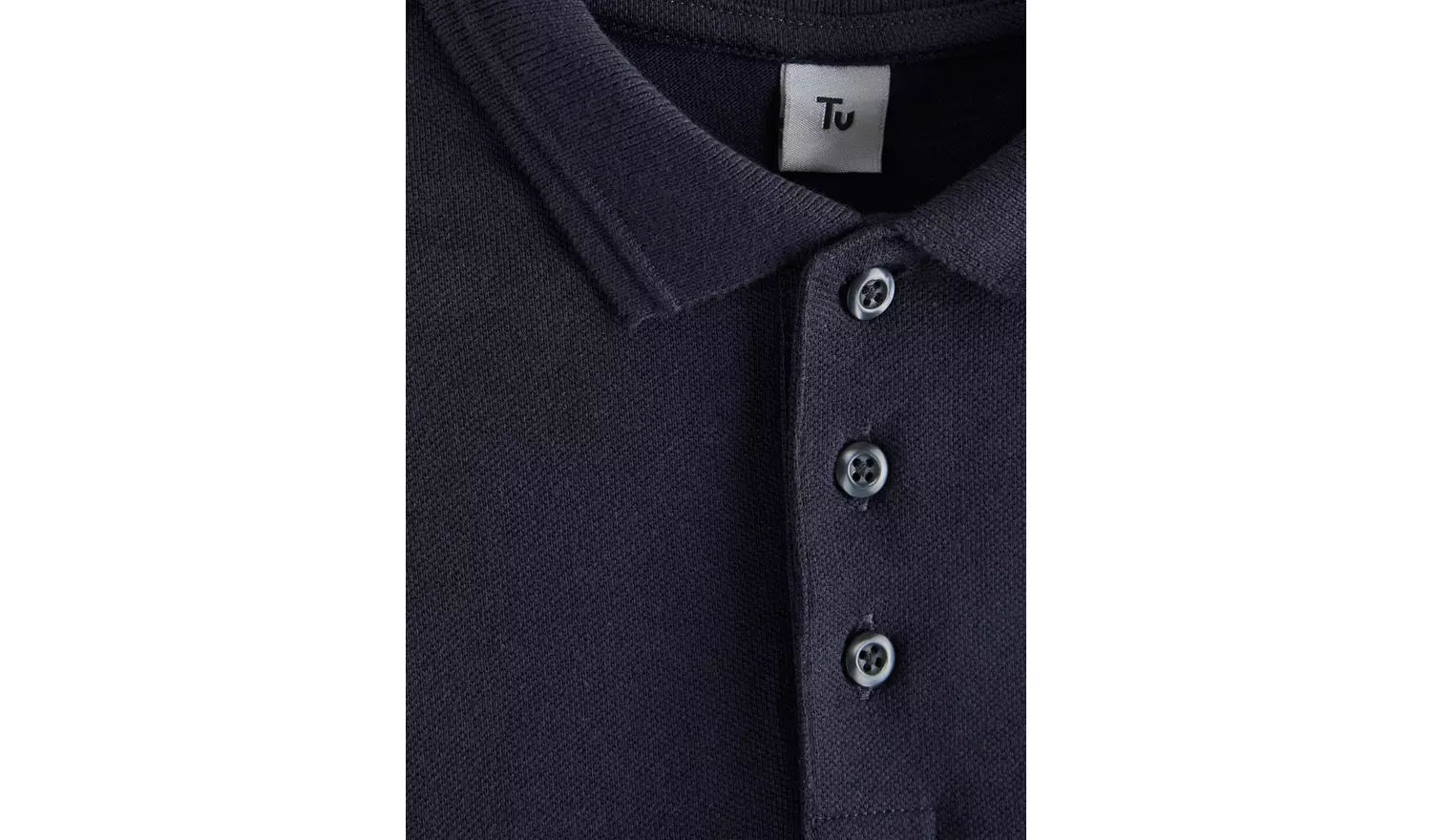 2 Pack Navy Unisex Polo Shirts 9 years