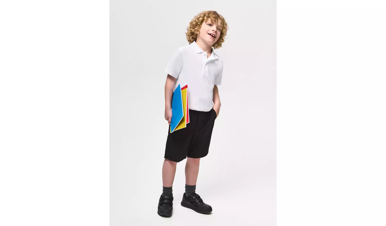 2 Pack Black Classic School Shorts 4 years