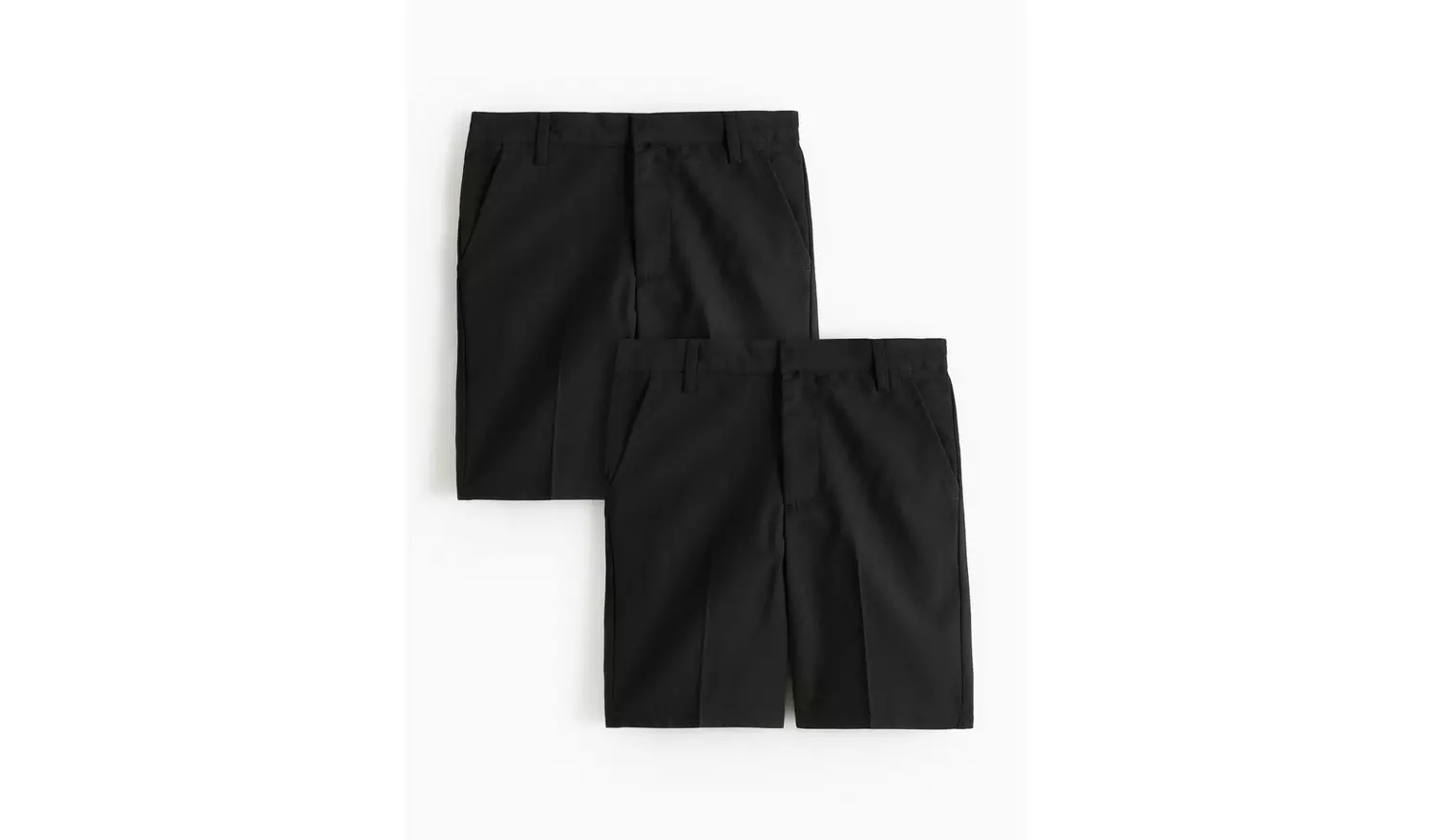 2 Pack Black Classic School Shorts 12 years