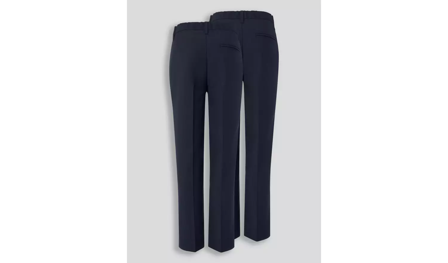 Navy Trousers 2 Pack Skinny Fit 11 years