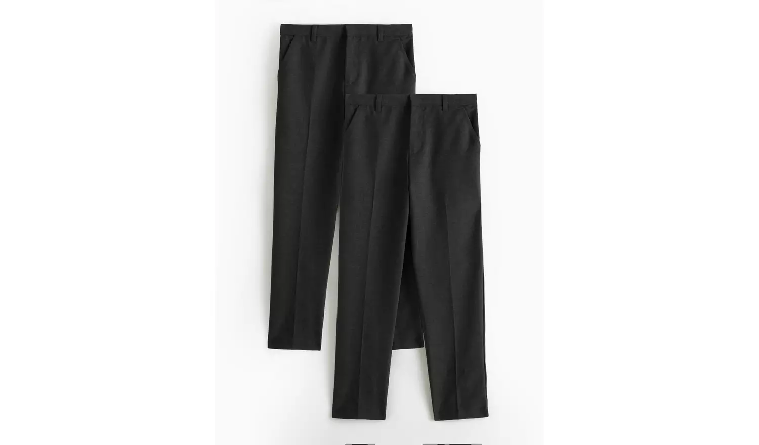 2 Pack Grey Trousers 12 years