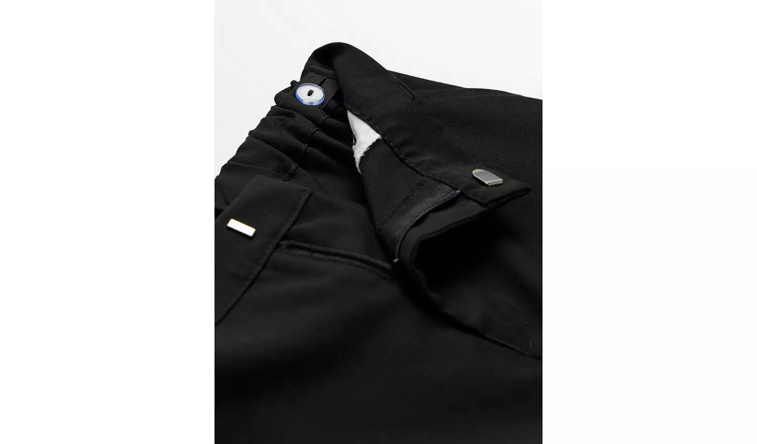2 Pack Black Trousers Longer Leg 11 years