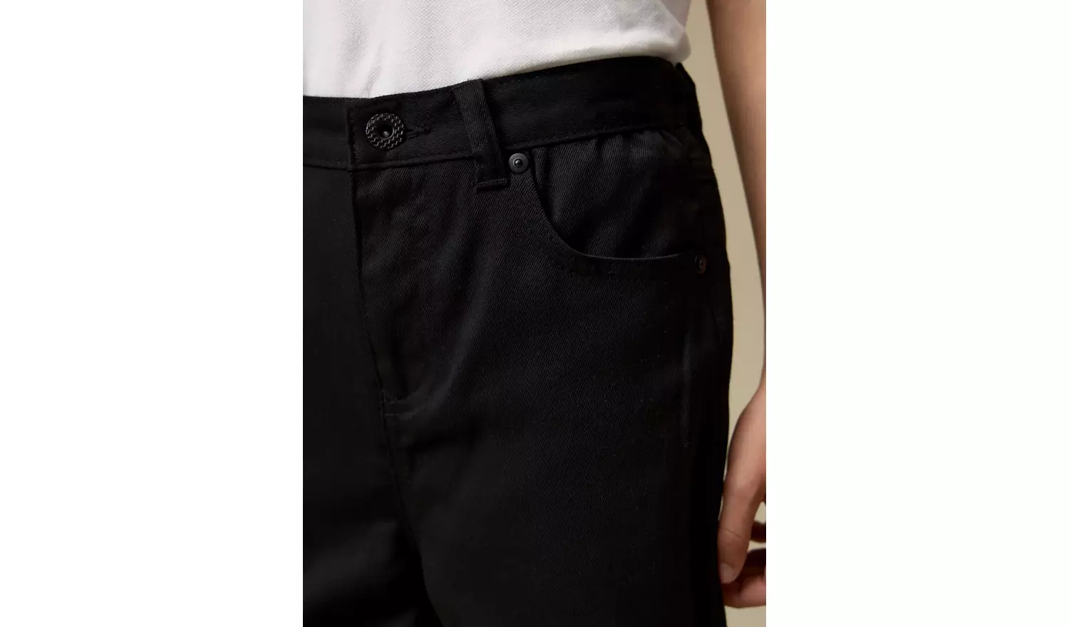 Black Skinny Jean Style Trousers 14 years