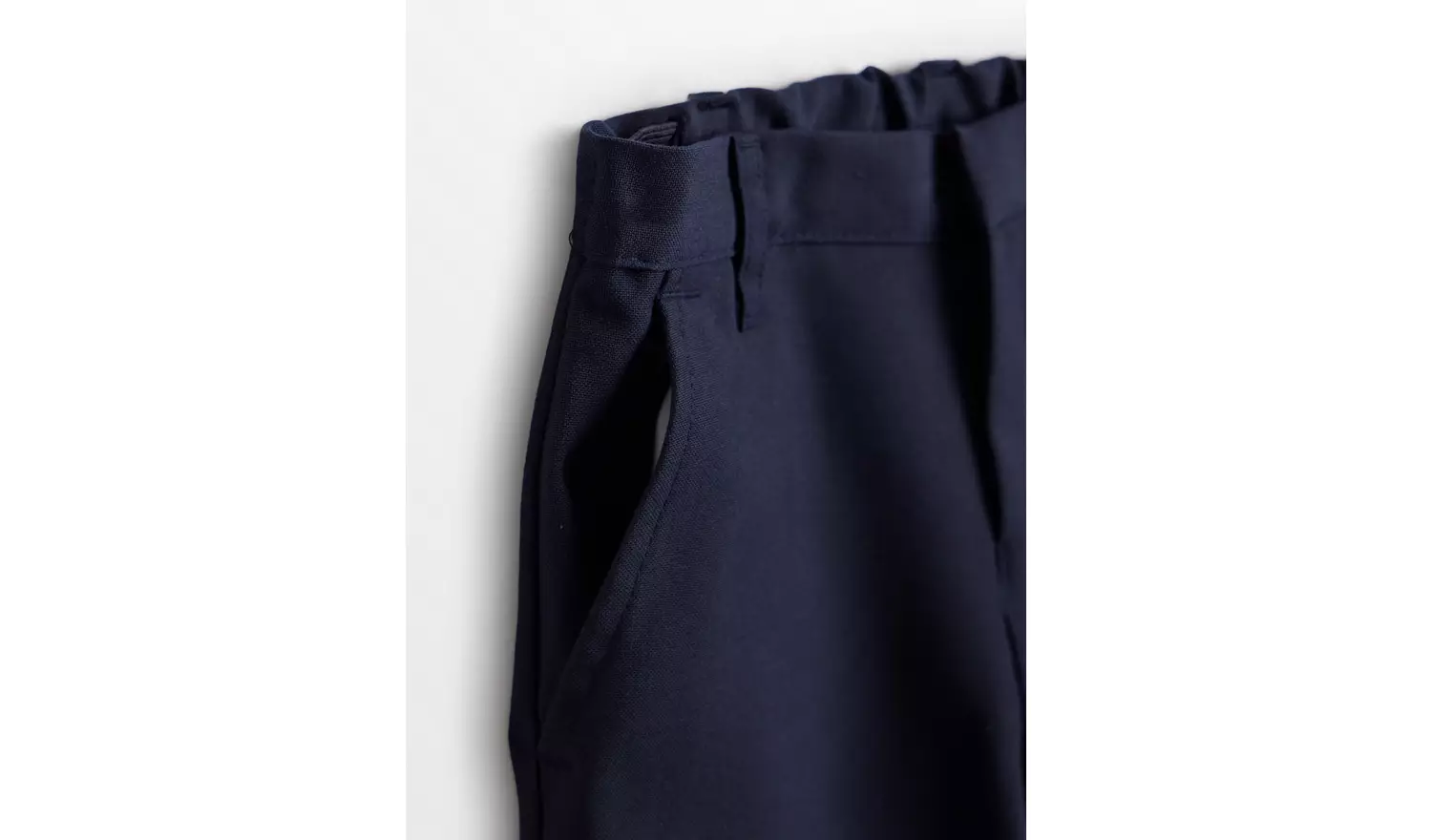 2 Pack Navy Trousers with Reinforced Knees & Extendable Hems Longer Leg 9 years