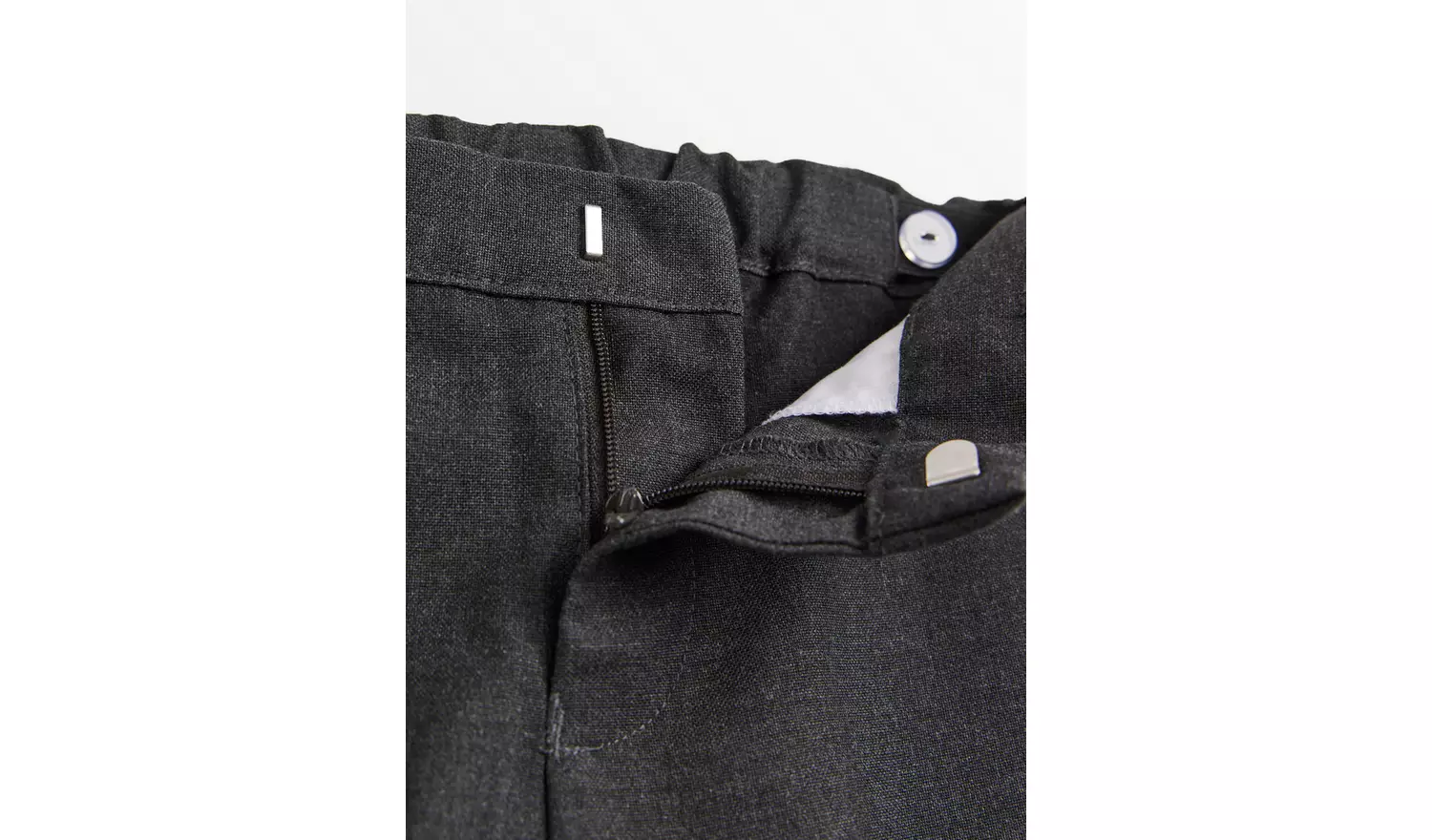 4 Pack Grey Slim Fit Woven Trousers with Reinforced Knees & Extendable Hem 6 years