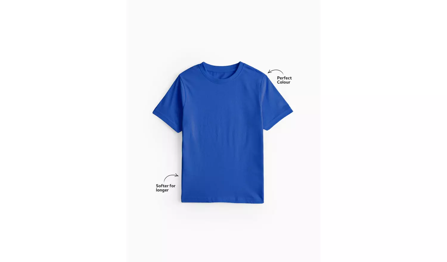 2 Pack Blue Sports Crew Neck T-Shirts 7 years