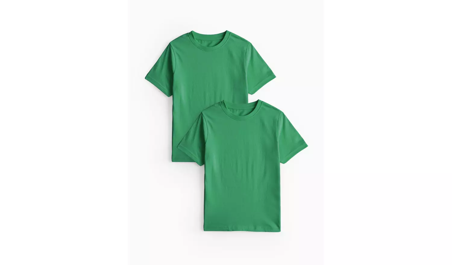 2 Pack Green Sports Crew Neck T-Shirts 4 years