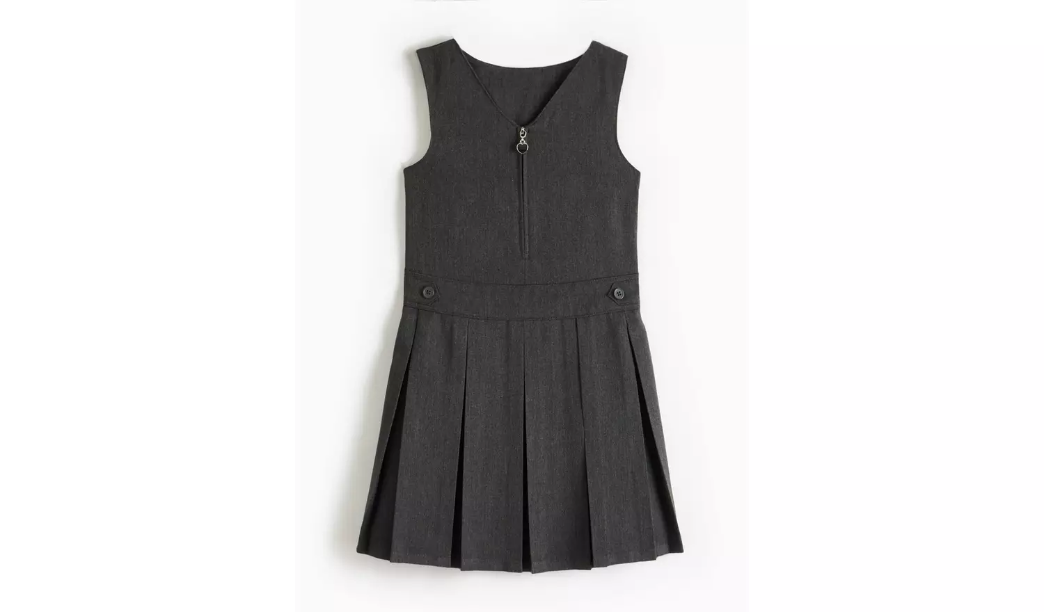 Grey V Neck Pinafore 7 years