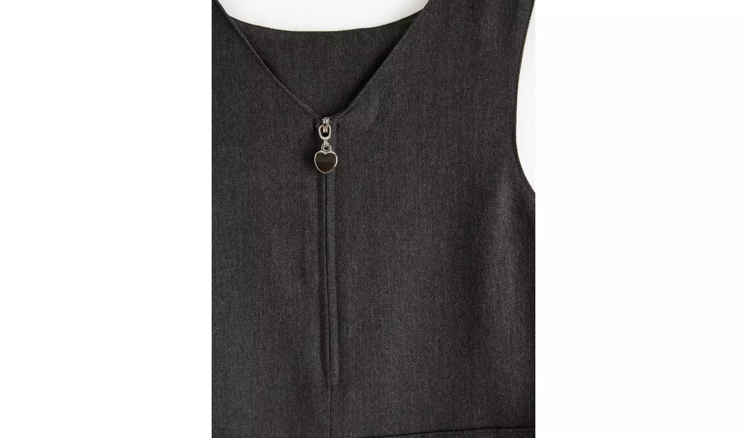 Grey V Neck Pinafore 9 years